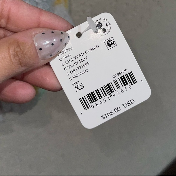 Free People Movement | NWT! Hit The Slopes Printed Fleece Pullover In Lily Pad - Picture 3 of 4